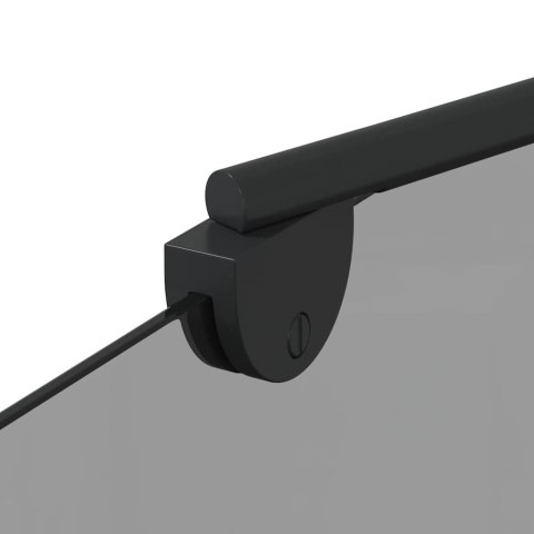 PRZEGRODA PRYSZNICOWA SKŁADANA W DWA CIEMNE PRZEZROCZYSTE