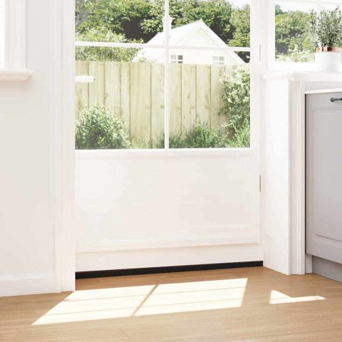 VidaXL Szczotki uszczelniające do drzwi samoprzylepne 12 pcs Brązowy