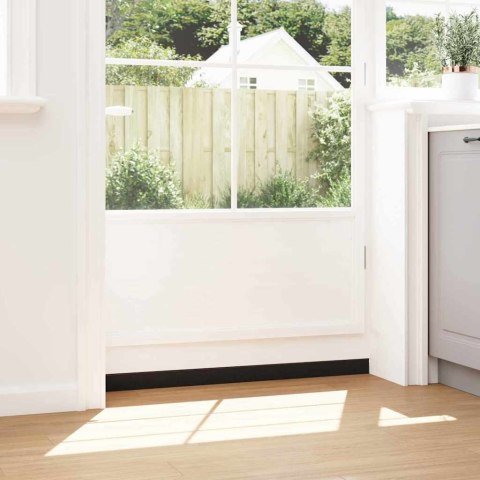 VidaXL Szczotki uszczelniające do drzwi samoprzylepne 12 pcs Brązowy