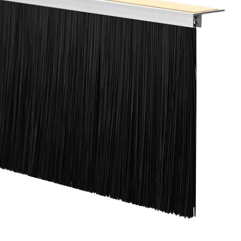 USZCZELKA DO DRZWI ZE SZCZOTKĄ SAMOPRZYLEPNA IZOLACYJNA 6 SZT BIAŁE