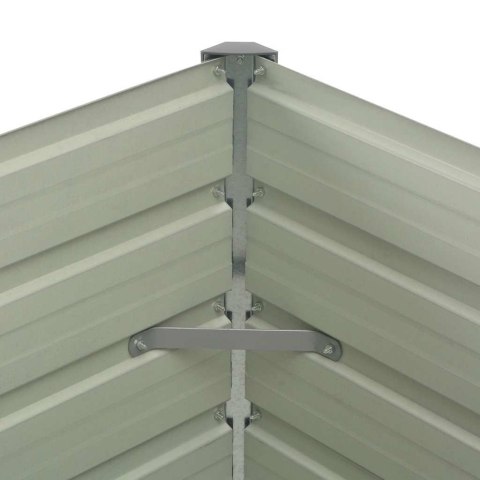 DONICA DO PODNIESIONEJ GRZĄDKI BRĄZOWA 100X100X77CM STAL