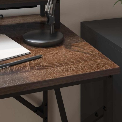 BIURKO BRĄZOWY DĄB 100X50X86.5CM