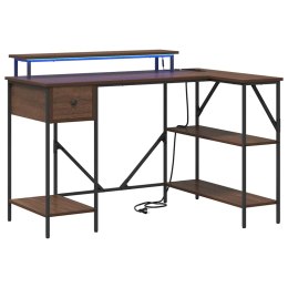 BIURKO BRĄZOWY DĄB 120X79X86.5CM