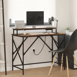 BIURKO WĘDZONY DĄB 100X50X86.5CM