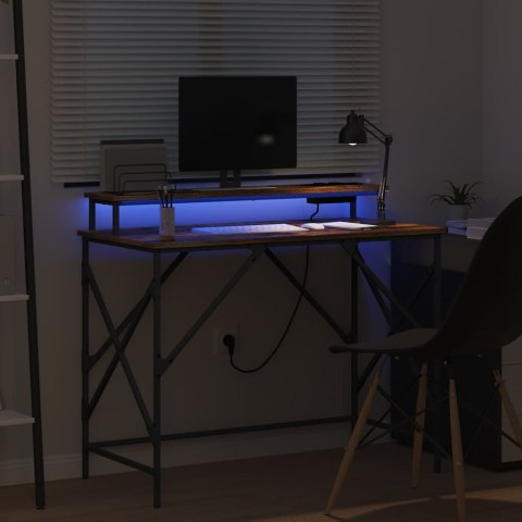 BIURKO WĘDZONY DĄB 100X50X86.5CM