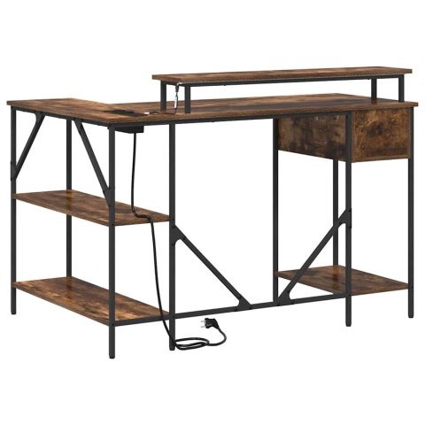 BIURKO WĘDZONY DĄB 120X79X86.5CM