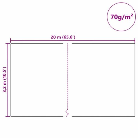 FLEECE OCHRONNY DLA ROŚLIN PRZED MROZEM BEŻOWY 20X3,2M