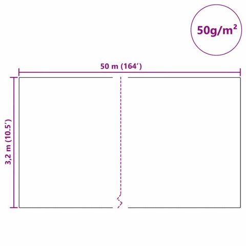 FLEECE OCHRONNY DLA ROŚLIN PRZED MROZEM BEŻOWY 50X3,2M