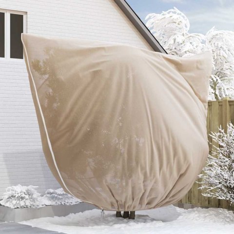 ZIMOWA OSŁONA NA KRZEWY I ROŚLINY PRZED MROZEM OCHRONNE OKRYCIE 3 SZT BEŻOWY