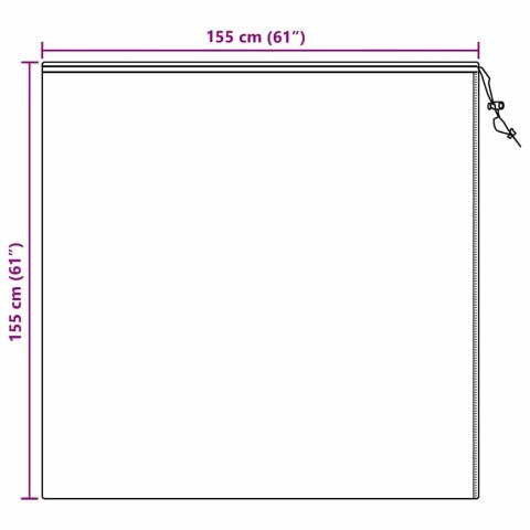 ZIMOWA OSŁONA NA KRZEWY I ROŚLINY PRZED MROZEM OCHRONNE OKRYCIE 5 SZT BEŻOWY