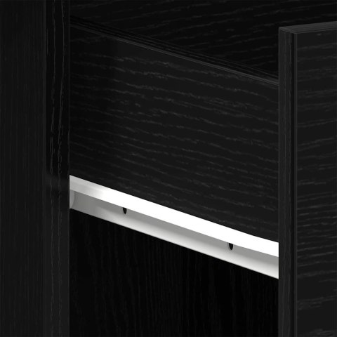 BIURKO CZARNY DĄB 100X50X76CM