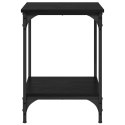 STOLIK KAWOWY CZARNY DĄB 40X40X55CM