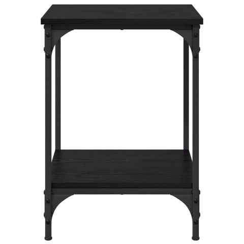 STOLIK KAWOWY CZARNY DĄB 40X40X55CM