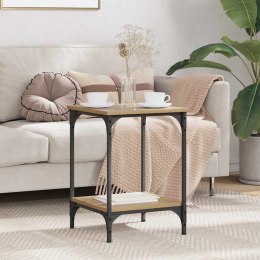 STOLIK KAWOWY DĄB RZEMIEŚLNICZY 40X40X55CM