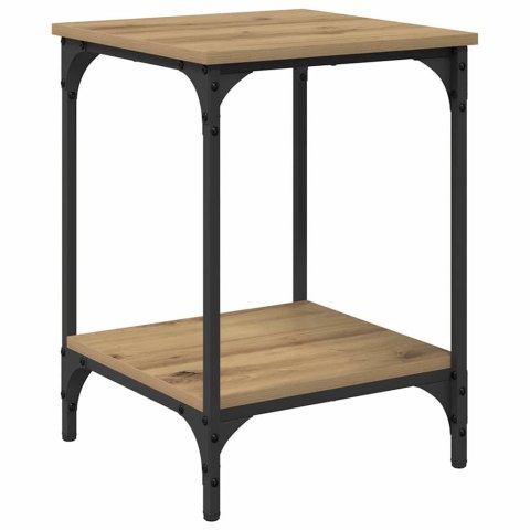 STOLIK KAWOWY DĄB RZEMIEŚLNICZY 40X40X55CM