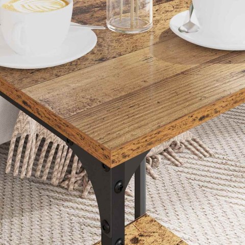 STOLIK KAWOWY STARE DREWNO 40X40X55CM