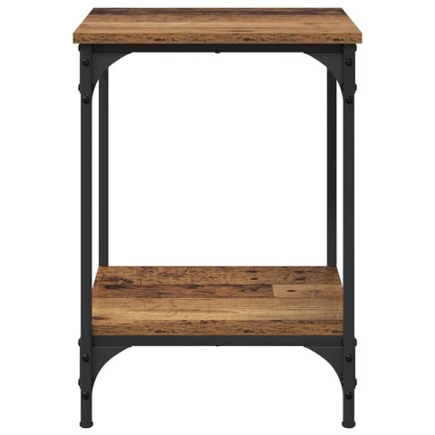 STOLIK KAWOWY STARE DREWNO 40X40X55CM