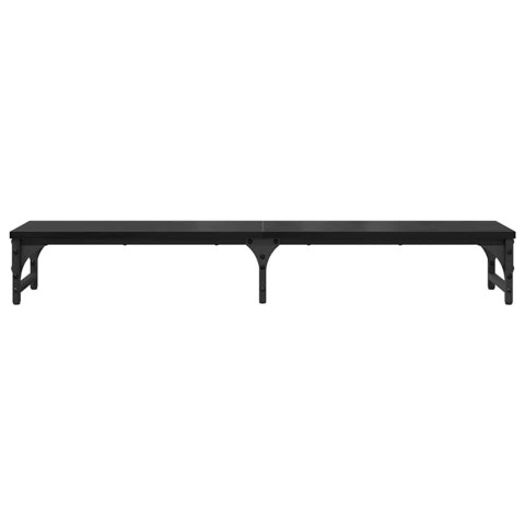 STOJAK NA MONITOR CZARNY DĄB 105X23X15,5CM