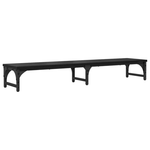 STOJAK NA MONITOR CZARNY DĄB 105X23X15,5CM