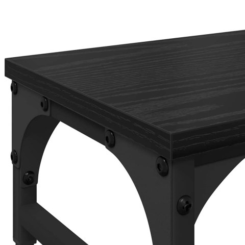 STOJAK NA MONITOR CZARNY DĄB 105X23X15,5CM