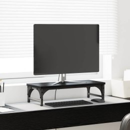 STOJAK NA MONITOR CZARNY DĄB 55X23X14CM