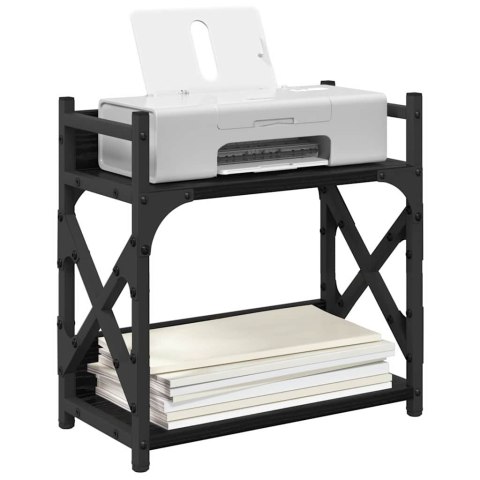 STOJAK NA DRUKARKĘ CZARNY DĄB 40X20X40CM