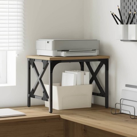 STOJAK NA DRUKARKĘ DĄB RZEMIEŚLNICZY 40X30X31CM LOFT