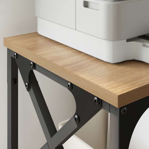 STOJAK NA DRUKARKĘ DĄB RZEMIEŚLNICZY 40X30X31CM LOFT