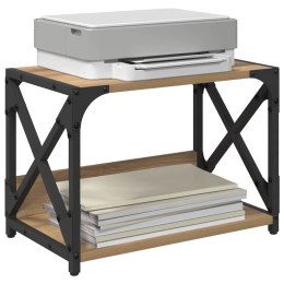 STOJAK REGAŁ NA DRUKARKĘ DĄB RZEMIEŚLNICZY 44X26X31,5CM LOFT