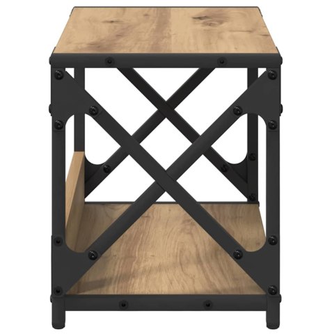 STOJAK REGAŁ NA DRUKARKĘ DĄB RZEMIEŚLNICZY 44X26X31,5CM LOFT