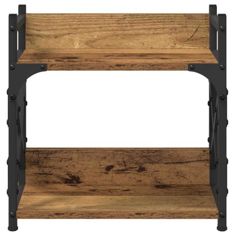 STOJAK REGAŁ NA DRUKARKĘ STARE DREWNO 40X20X40CM LOFT