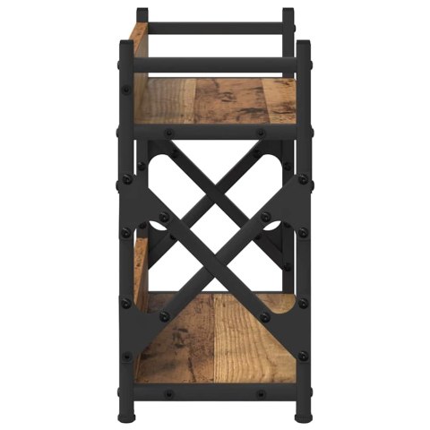 STOJAK REGAŁ NA DRUKARKĘ STARE DREWNO 40X20X40CM LOFT