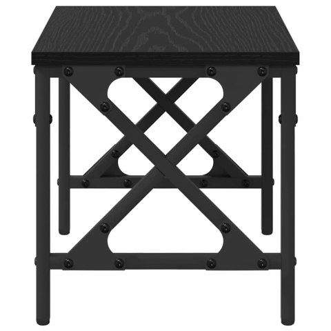 STOJAK NA DRUKARKĘ Z REGULACJĄ CZARNY DĄB 40X30X31CM