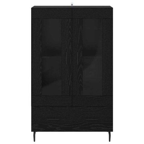 KOMODA CZARNY DĄB 69,5X31X115CM