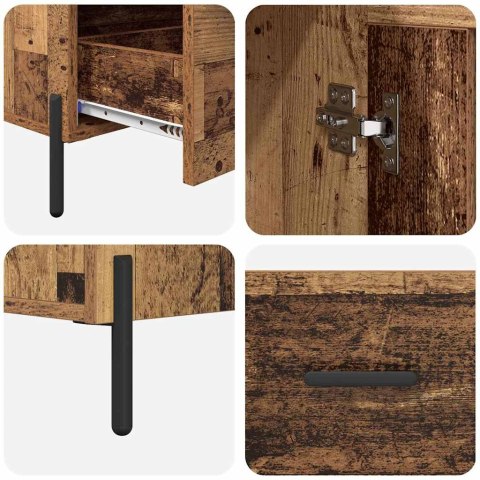 KOMODA Z SZUFLADĄ CORONA STARE DREWNO 69,5X31X115CM