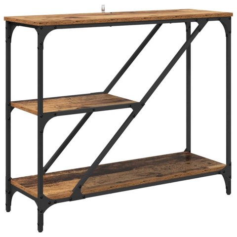 KONSOLA STARE DREWNO 88,5X30X75CM