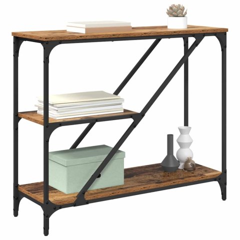 KONSOLA STARE DREWNO 88,5X30X75CM