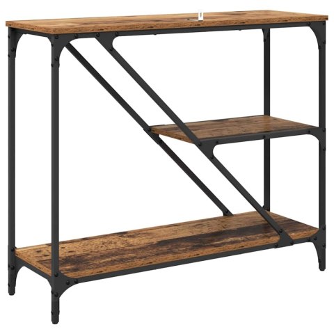 KONSOLA STARE DREWNO 88,5X30X75CM