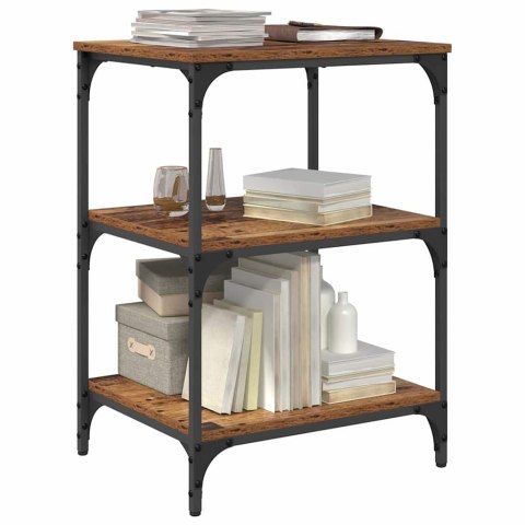 STOJAK REGAŁ PÓŁKA NA DRUKARKĘ STARE DREWNO 50X41X75CM