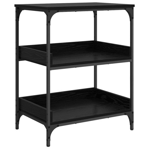 WÓZEK KUCHENNY CZARNY DĄB 60X41X80.5CM