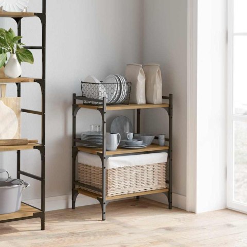 WÓZEK KUCHENNY DĄB RZEMIEŚLNICZY 50X35X75.5CM