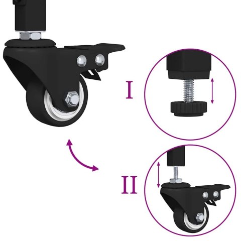WÓZEK KUCHENNY STARE DREWNO 53X20X76CM