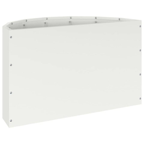 VidaXL Donica Biały 60 x 30 x 35 cm Stal