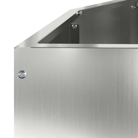 DONICA SREBRNY 120X60X35CM STAL GALWANIZOWANA