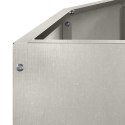 VidaXL Donica Srebrny 120 x 60 x 35 cm Stal nierdzewna