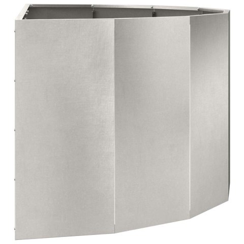 VidaXL Donica Srebrny 120 x 60 x 50 cm Stal nierdzewna