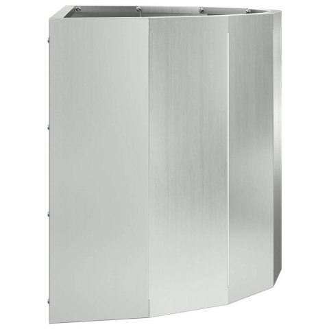 DONICA SREBRNY 60X30X35CM STAL GALWANIZOWANA