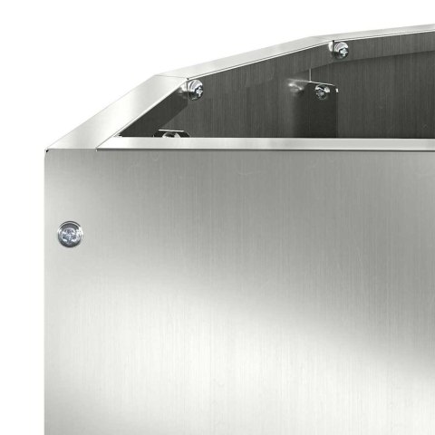 DONICA SREBRNY 60X30X35CM STAL GALWANIZOWANA