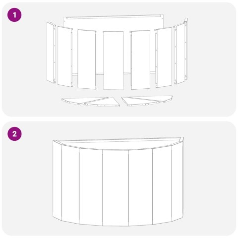 VidaXL Donica Zielony oliwkowy 60 x 30 x 35 cm Stal