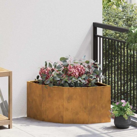 DONICZKA RÓŻNOROŻNA RDZAWY 60X60X35CM STAL KORTENOWSKA